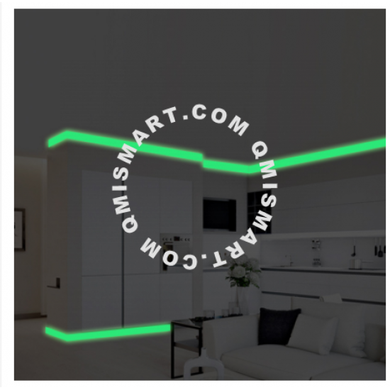 Luminous band baseboard Wall Sticker /Luminous Wall Stripe Sticker /Glow in the dark DIY Strip Stickers /Living room bedroom home